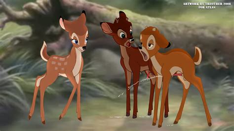 Rule 34 2008 Bambi Character Bambi Film Disney Faline Penis Ronno Tagme Testicles Theother