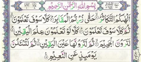 Surah Al Takathur