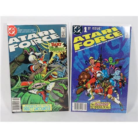 1284 Lot Of 2 Dc Detective Comics Atari Force