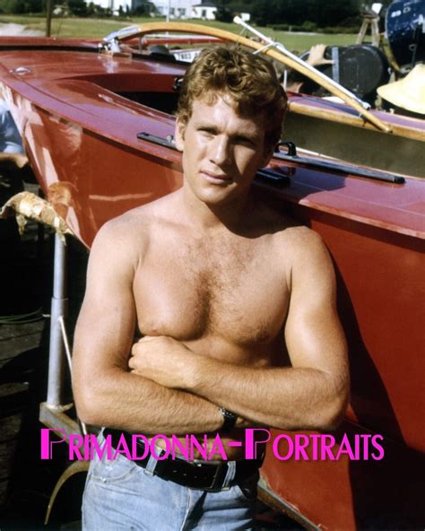 Ryan Oneal 8x10 Lab Photo Color Sexy Shirtless Beef Cake Farrah