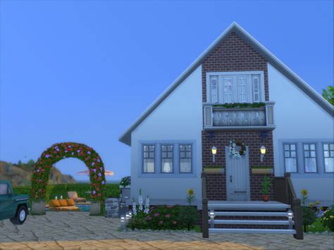The Sims Resource Girly Floral House No Cc