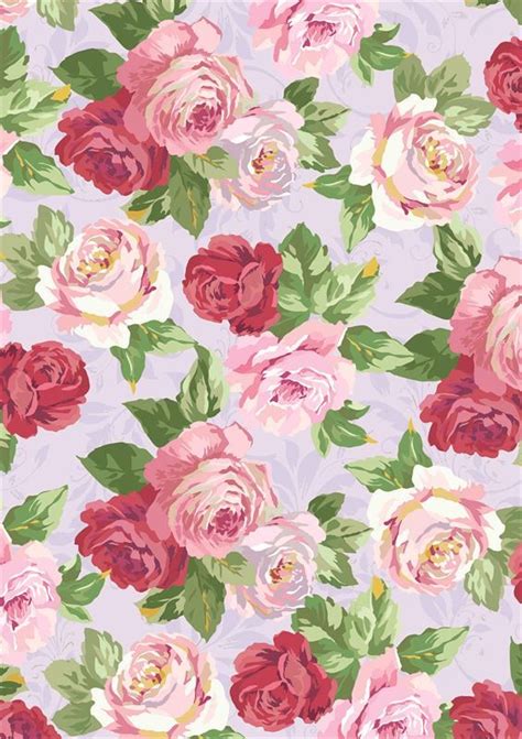 Poeny Floral Pattern A4 Paper Full Colour Printed A4 Paper Papel De