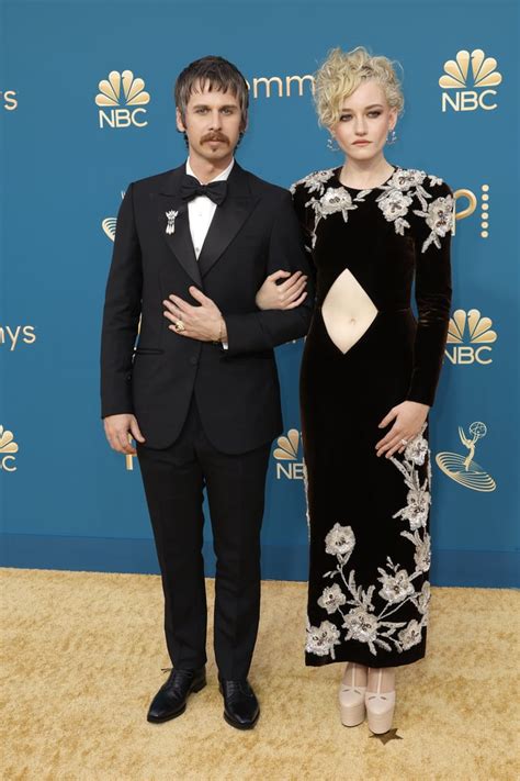 Julia Garners Velvet Gucci Cutout Dress At The Emmys 2022 Popsugar