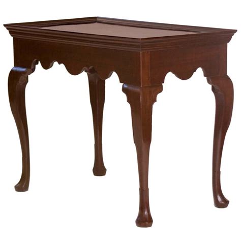 Mahogany Queen Anne Tea Table At 1stdibs Tea Table For Sale