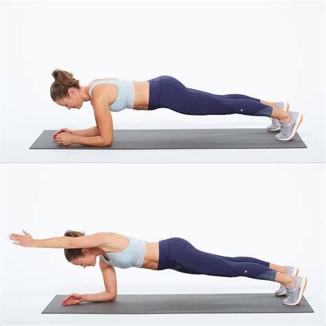 Elbow Plank With Reach Try This 3 Minute Plank Series From A