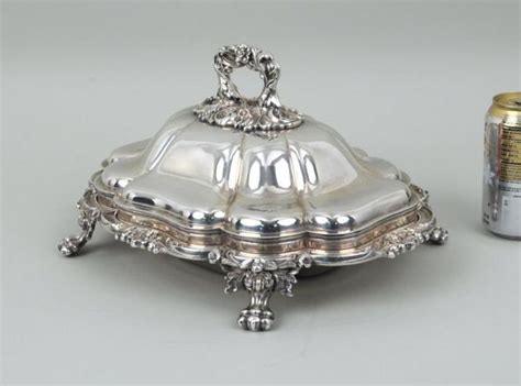 Sold Price Fine English Sheffield Silver Plate Covered Dish April 3