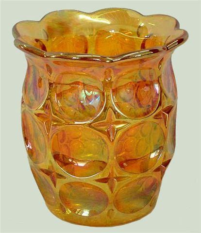 Brockwitz Moonprint Part Carnival Glass Glass Decorative Jars