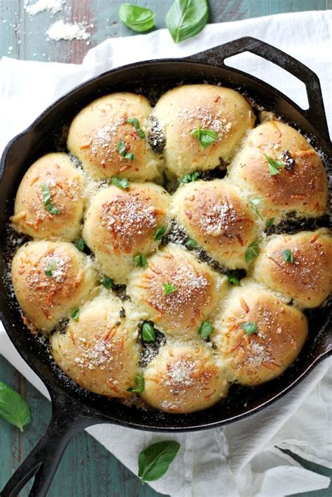 parmesan pesto skillet rolls red star® yeast recipe cooking recipes cooking recipes
