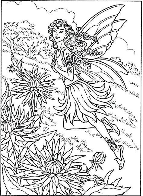 Download or print for free. Garden Fairy Coloring Pages at GetColorings.com | Free ...