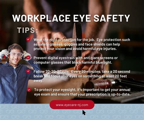 tips to prevent eye injuries in the workplace