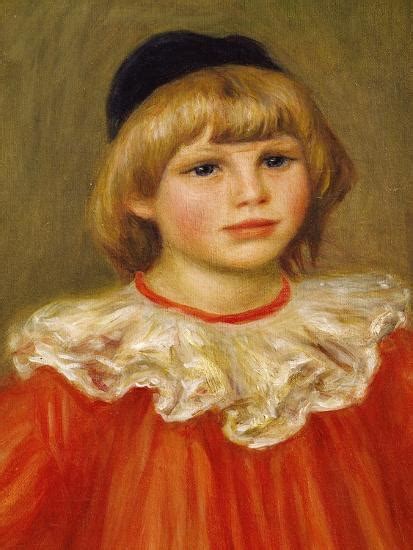 Claude Renoir Dressed As A Clown Giclee Print By Pierre Auguste Renoir