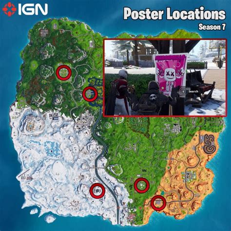 Where To Find Marshmello Poster For Fortnite S Showtime Challenges