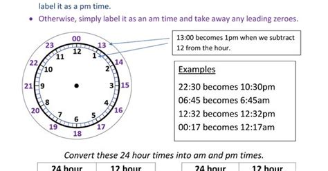 24 Hour Clock Converter Printable 24 Hour Clock Conversion Worksheets