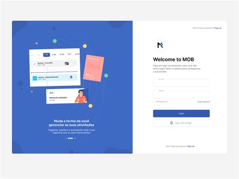 Ui Login By André Luis On Dribbble