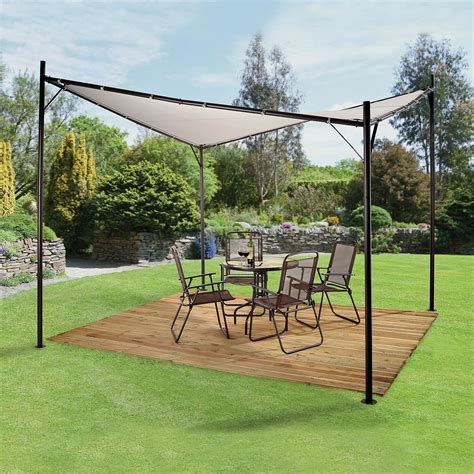 Standing Sail Shade 3 X 3m Garden Awnings And Furniture Coopers Of