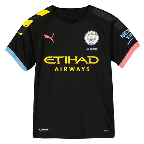 Puma Official Kids Manchester City Fc Away Football Shirt