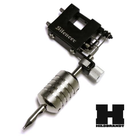 Made with a powerful 4.5w nanotechnology motor. Hildbrandt Silencer Rotary Tattoo Machine Gun