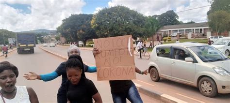 Malawians Protest Mutharikas 21 Days Lockdown In Mzuzu See Photos