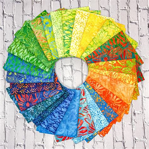 Summer Zest Artisan Batiks Precut Bundle Etsy