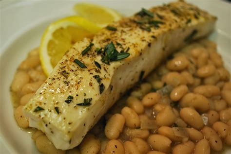 Double Header Healthy Hearty Herbed White Fish And Cannellini Beans
