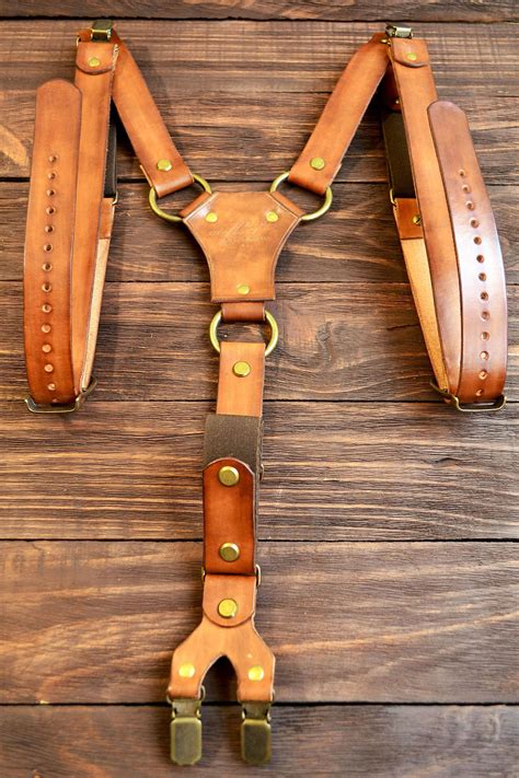 Leather Braces Leather Work Bag Leather Diy Leather Tooling Leather