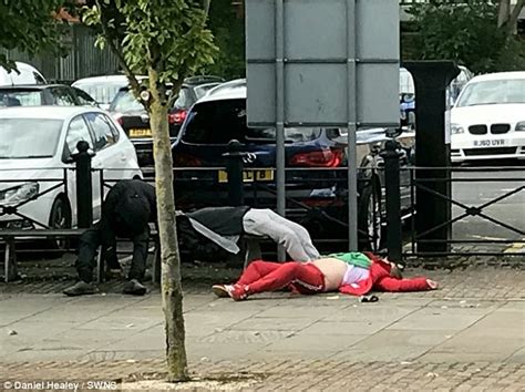 Video Shows Spice Zombies Slumped Lifeless In Blackburn Town Centre Daily Mail Online