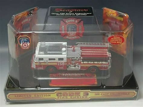 Code 3 Fire Engine Fdny Seagrave Pumper 158 Fire Truck Le 164 Die