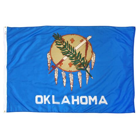 Oklahoma 3ft X 5ft Nylon Flag