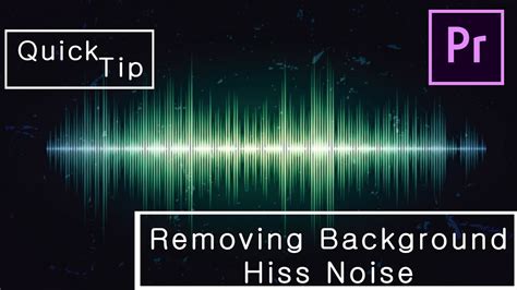 How To Remove Buzzing Hissing Audio In Premiere Pro Youtube