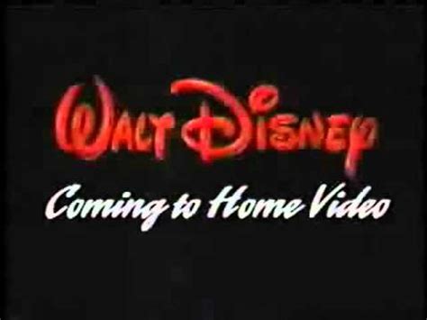 Walt Disney Home Video Coming On Video Cassette This Summer Promo Logo YouTube