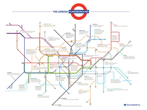 Londons First Punderground Map Is Spicing Up Our Tube Life Metro News