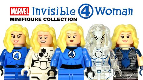 Fantastic Four Invisible Woman Lego Knockoff Minifigure