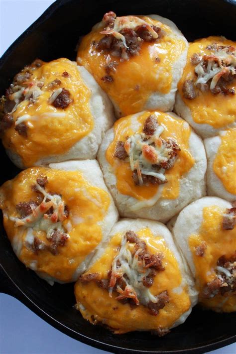 Recipes and formulations are in both u.s. Skillet Sausage & Cheese Biscuits | Recipe | Frozen biscuits, Skillet sausage, Cheese biscuits