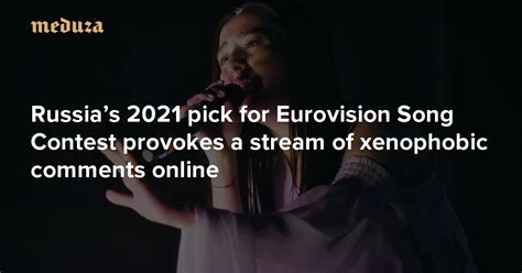 The eurovision song contest 2021 will take place on 18,20 and 22 may. A Russian Woman Russia's 2021 pick for Eurovision Song ...