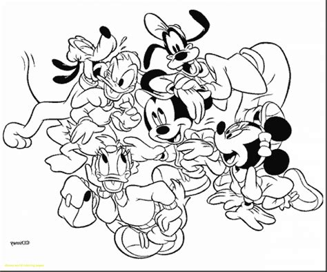 Disney World Coloring Pages At Free Printable