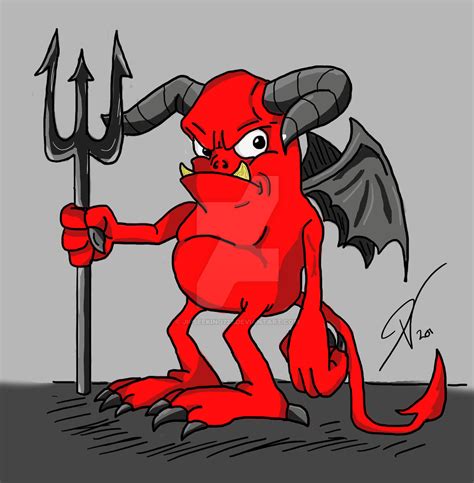 Cartoon Demon Is The Grumpy By Jipseeking723 On Deviantart