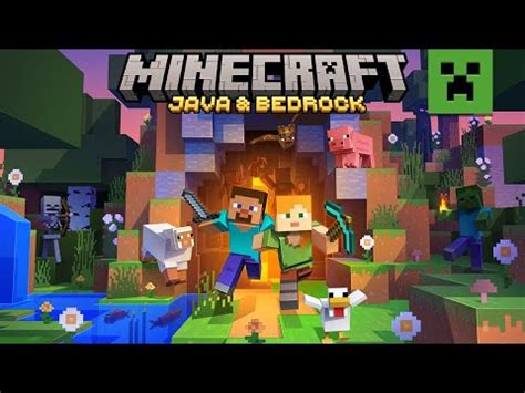 Minecraft Java Bedrock Edition Official Trailer Game Action