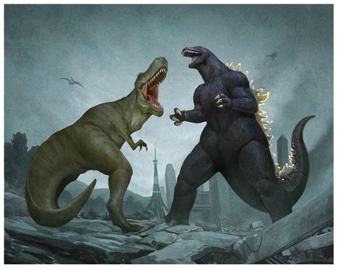 Jurassic Park Vs Godzilla King Kong Kaiju Godzilla