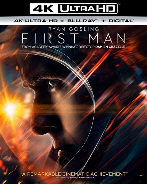 First Man Includes Digital Copy 4k Ultra Hd Blu Rayblu Ray 2018