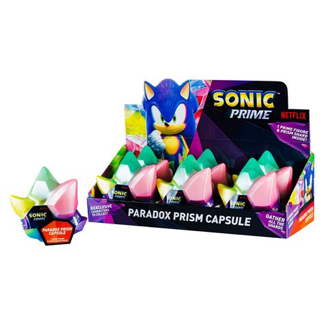 Sonic Prime Paradox Prism Capsule With Figure Shard And Leaflet 8