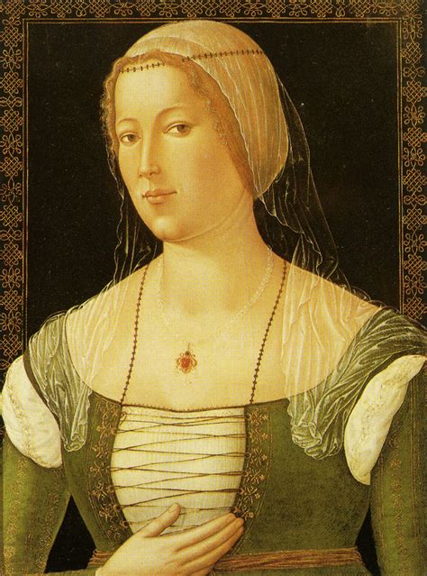 Girolamo Di Benvenuto Portrait Of A Young Woman