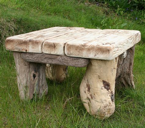 Awesome round glass top side table, source: Driftwood Coffee Table, Drift Wood Side Table, ... - Folksy