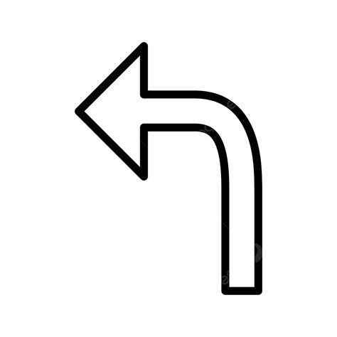 Turn Left Vector Png Images Vector Turn Left Icon Arrow Left Left