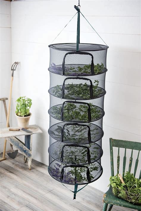 Stackt Herb Drying Rack Gardeners Supply Контейнерное садоводство