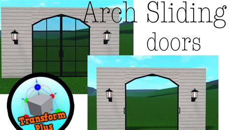 Working Arch Sliding Doors Bloxburg Youtube