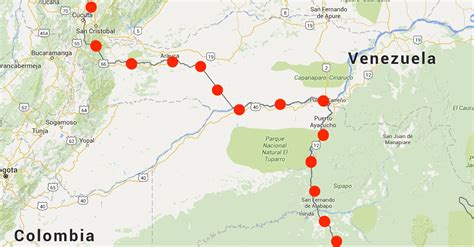 The first section is a continuous line of 586 kilometres, running from east to west. A Venezuela fighter jet crashed near the Colombian border ...