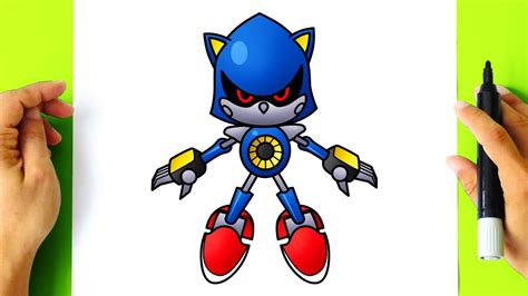 Como Desenhar O Metal Sonic Como Dibujar A Metal Sonic How To Draw