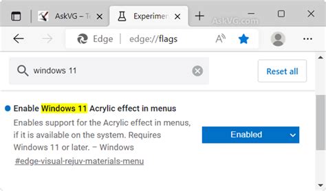 Tip Enable Rounded Tabs In Microsoft Edge Along With Windows 11
