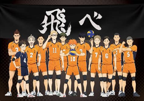 Download Orange Karasuno Boys Haikyuu Desktop Wallpaper