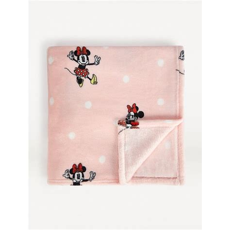 Disney Minnie Mouse Pink Fleece Blanket Home George At Asda